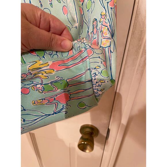 Lilly Pulitzer GUC-Pop Blue Beach Tote - Picture 4 of 8